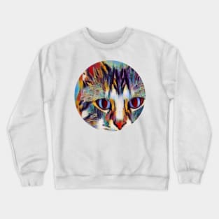 Furry floppy cat Crewneck Sweatshirt